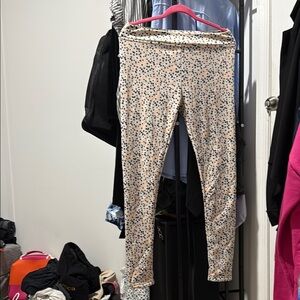 Serra Cream and Black Polka Dot Leggings